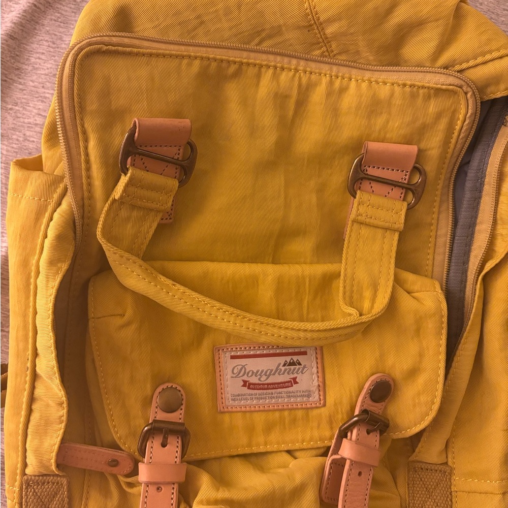 Doughnut Yellow Backpack